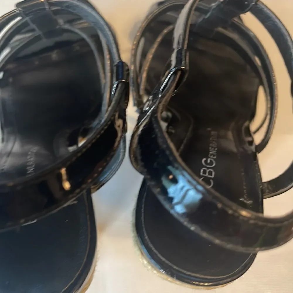 BCBGeneration caged platform sandals